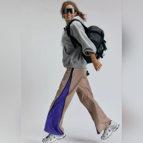 FP Movement by Free People Pants - {Free People Movement} Retro Rider Pants in Sandy's Pulse Combo - LARGE